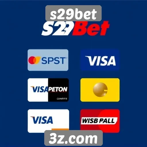 Processos de pagamento no s29bet